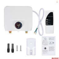 Mini Electric Tankless Water Heater 6500W 220V Constant Temperature Instant Hot Water Heater with Re
