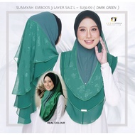 TUDUNG SUMAYYAH 3 LAYER BY  EZZUFIRDA  AWNING ON POINT