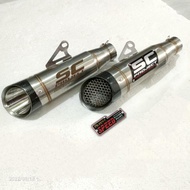 SC PROJECT EXHAUST Silencer Only 50mm SC Project Racing Exhaust