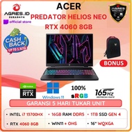 Acer Predator HELIOS NEO RTX 4060 6GB / i7 13700Hx 16gb DDR5 + OHS