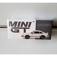 MGT801 - Mini GT Porsche 911 Carrera White with Green Livery