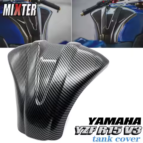 Motorcycle Carbon Fiber Gas Tank Pad Sticker Protector Cover Guard For YAMAHA YZF R15 V3.0 V3 YZF-R1
