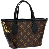 LOUIS VUITTON Neverfull Inside Out BB Monogram M12099 雙面托特包 PVC/皮革ブラウン/黑色