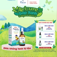DHA cho bé Avisure Mysanta DHA dầu omega thực vật tảo biển Hà Lan không tanh 20ml
