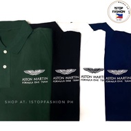 Aston Martin Racing F1 Team Polo Shirt for Men – Classic Fit Motorsport Fanwear Short Sleeve Top