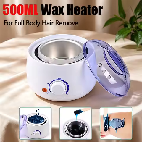2026 Top Selling!500ML Hair Removal Wax Melting Machine Quick Heater Melting Pot for Wax Beans Waxin
