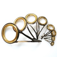 8PCS Spinning Rod Guide Ring DIY Tackle Fishing Rod Repair Accessories Ceramic Guide Ring