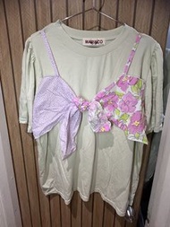 全新韓國MARI & CO 淺綠Tee