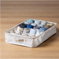-Sen/Cotton Linen 24 Compartments Organizing Box