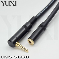 Straight Elbow Headphone Extension Cable To 3.5mm TRS Male Female 3.5mm Audio AUX IN