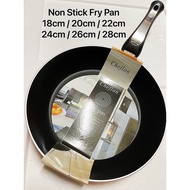 CHEFLON Non Stick Fry Pan (18cm~28cm) / Kuali Non Stick / Kuali Goreng Telur / Frying Pan / Kuali Le