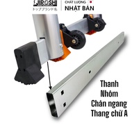 Chân thang chữ A JIROSHI Phụ Kiện Chân đen kẹp thanh nhôm ngang JIROSHI