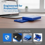 [firefly] 2Pcs Memory Card Storage Boxpact Designed For Secure SIM Card Storage In Various Settings 