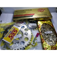 Terbaru Gear Set Blade 428 Sss Rantai Wilwood 428H Supra 100 X125