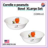 Corelle x PEANUTS Bowl XLarge Set The Home Edition/Corelle USA set /Dining Sets/Peanuts Kitchen/Peanuts bowl/ Snoopy Kitchen/Snoopy bowl/Corelle bowl/Corelle set