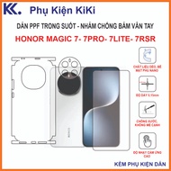 Honor magic 7, 7 lite, 7 pro, 7 rsr ppf stickers full back and edges