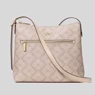 KATE SPADE Spade Flower Swingpack Crossbody Bag Dark Beige Multi KM717