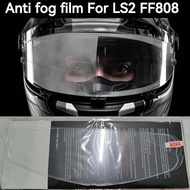 【ReadyStock】ff808 Helmet Visor Anti fog film for LS2 Ff808 FF808 Motorcycle Helmet Lens Visors lens 