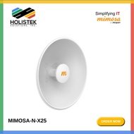 Mimosa N5-X25 4.9-6.4 GHz ModularTwist-on Antenna,25 dBi gain Dish for C5X only (N5-X25) I Holistek