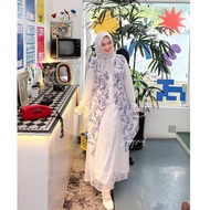 PUTIH Aurora Tile Brocade Skirt - Tutu Skirt - Women's Long Maxi Brocade Skirt - Women's Flare Skirt