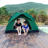 Outdoor Tent Thickened Double 3-4 Single Automatic Quickly Open Sunshade Rain-Proof Camping Camping 