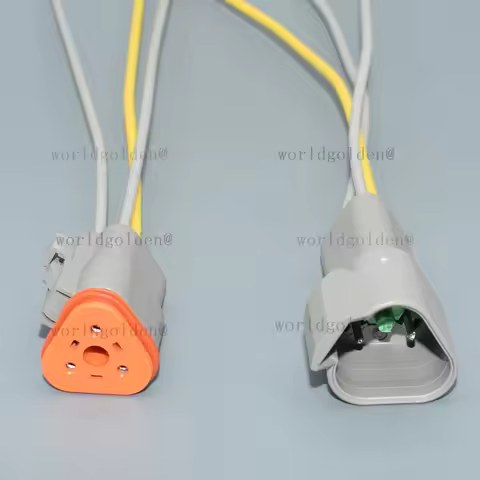 DT04-3P DT06-3S 3-Pin Vehicle Wiring Connector Male Female Plug with Wires