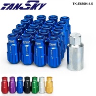 EPMAN Sport Racing Aluminum Lock Lug Nuts 20pcs 12x1.5 W/Key Universal Fit For Honda Civic Toyota Fo