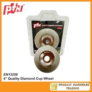 PTN [ EN13236 ] 4 inches Diamond Cup Wheel