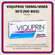 VIQUPRIN 100MG/45MG 30'S [NO BOX] - BLOOD THINNER