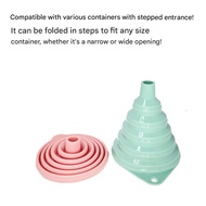 Collapsible Silicone Funnel – Mint | Foldable Kitchen Funnel