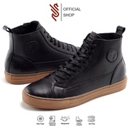 BRAVE BLACK GUM (GENUINE LEATHER) - Original Reylman Men's Casual Boots