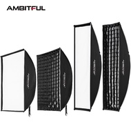 AMBITFUL 60x90cm 30x120cm Quick Softbox Rectangular Octagonal Honeycomb Grid Softbox for Bowens Stud