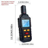 3-in-1 EMF Radiation Detector - Precision Electromagnetic Field Tester with 3.5-Digit Display, Batte