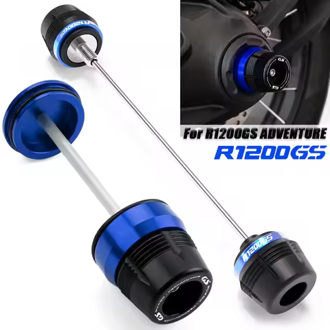 For BMW R1200GS ADVENTURE R 1200GS ADV gs 1200 Motorcycle Front Rear Wheel Fork Slider Axle Crash Pr