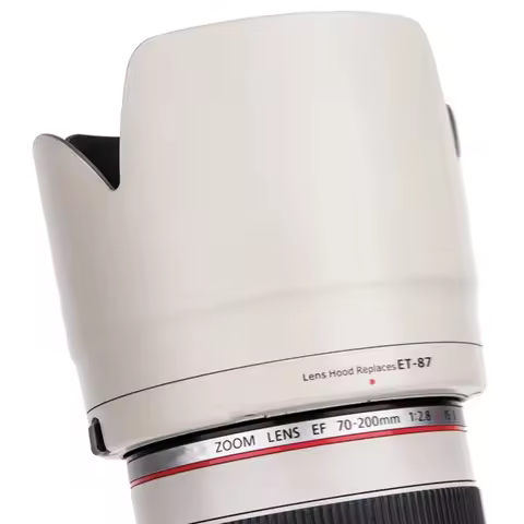 Camera Lens Hood SunShade Mask White Black Light Shield Cover Cap for Canon EF 70-200mm f/2.8L IS US