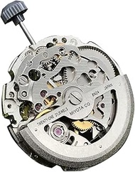 Silver 8N24 Mechanical Movement Miyota 21 Jewels Skeleton Automatic Movement, 500365844A1, Silver, M