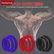 HOTWIND 3pcs  Rings Luminous Lock Rings Delay Male Reusable Restraint Testicle Rings Adults A3J7
