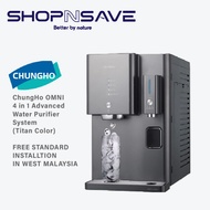 SHOPNSAVE ChungHo OMNI (BLACK) ICE Edition: The Ultimate Hot, Cold, and Ambient Water Dispenser Inte