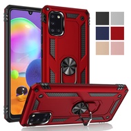 Samsung Galaxy A42 A52 A72 A82 4G 5G Case Armor Shockproof Magnetic Ring Stand Hard PC + Silicone TP