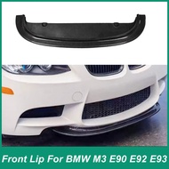 For BMW 3 Series E92 E90 E93 M3 M-Tech 2005-2012 Front Bumper Spoiler Iip Chin Diffuser Carbon Fiber