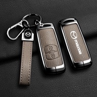 Mazda car key cover leather car key case auto parts for Mazda car key cover accessories