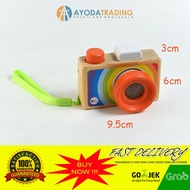 Wooden Camera Educational Toy Children's Camera not Canon Nikon