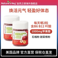 American Nature'sKey Vinegar Gummy Nature's Key Block Digestive Fitness Dietary Fiber Gummy 75B1