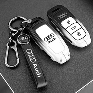 Audi Gradient Color Key Cover, Suitable for Audi A6L/A4L/Q5L/A3L/Q3/Q2L/A5/A7L/Q7/A8, Alloy Material