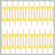 [h5bl3j6wj.ph] Foam Paint Brush Round Sponge Painting Tools 40Pcs with Wooden Handles for Staining