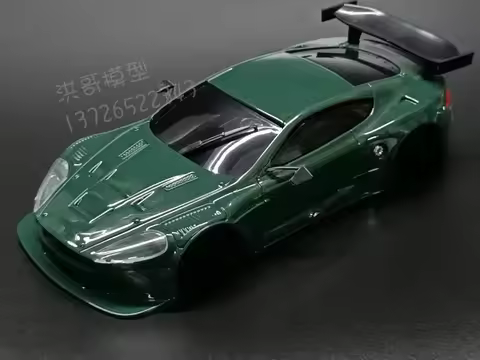 FATJAY 1/28 RC Car Body Shell Aston Martin for MINI-Q MINI-Z DRZ MINI-D 98mm Wheelbase