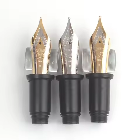 New WingSung 630 Large No.8 Iraurita Silver Gold EF/F/M/B Nib Grip Section for Yongsheng 630 Fountai