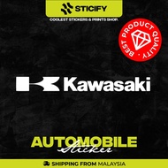 Kawasaki 02 Vinyl Stickers | Sticker | Kereta | Motor | Helmet | Basikal | Decoration