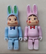Medicom Rabbrick 100% Poko & Peko 牛奶妹 不二家 Be@rbrick R@bbrick Bearbrick