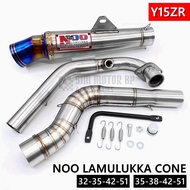 Y15ZR NOO LAMLUKKA CONE THAILAND 32-35-42-51 / 35-38-42-51 TEMBAK BULAN RACING EXHAUST NLK